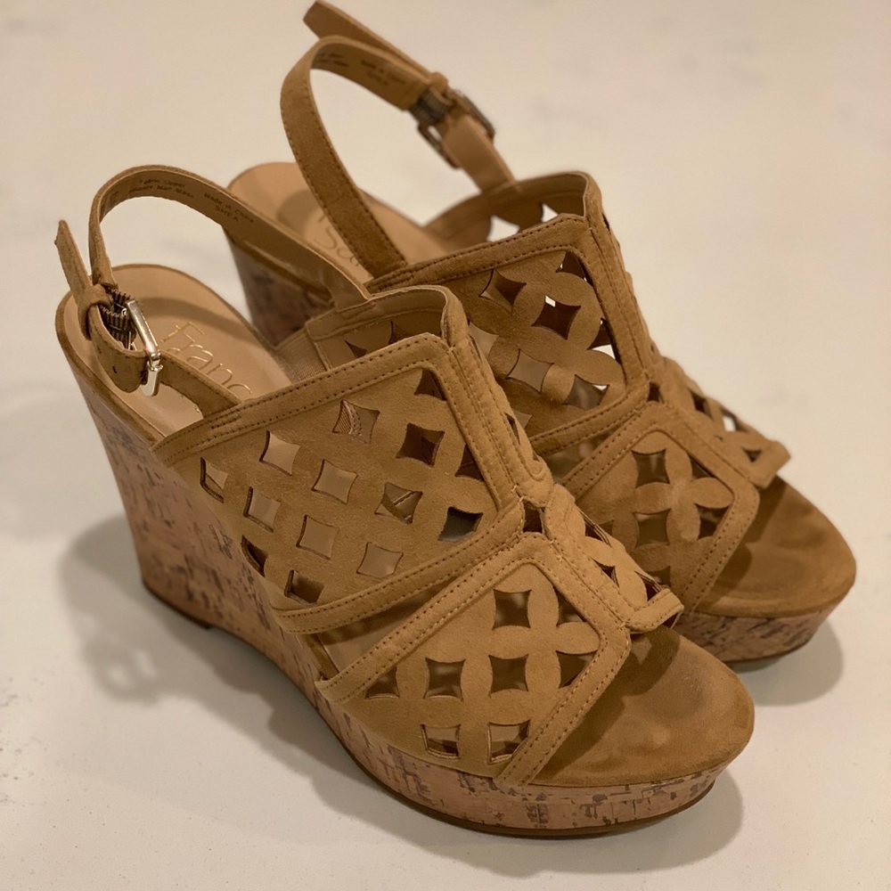 Brown Franco Sarto Wedges